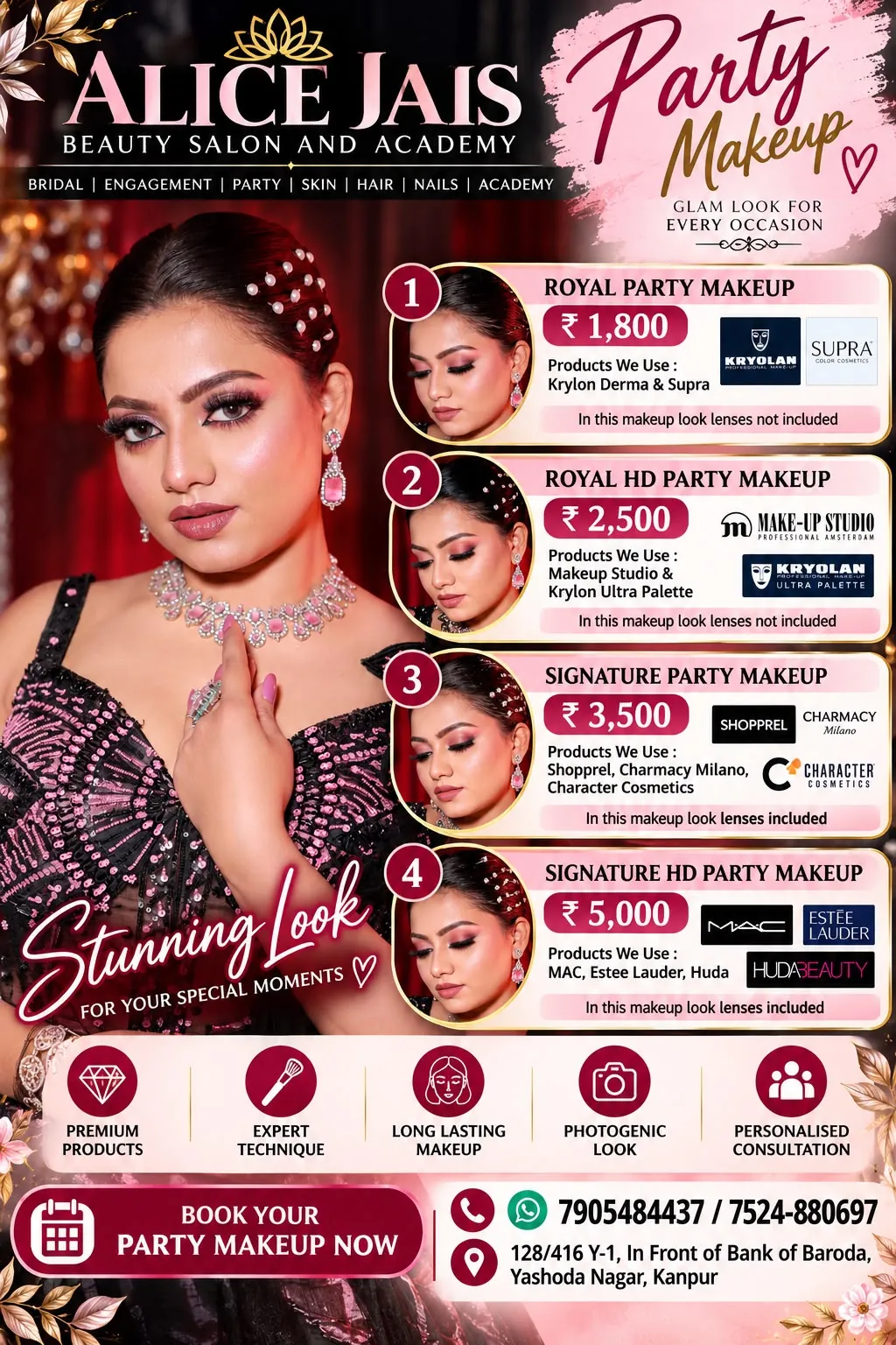 Party Makeup - Alice Jais Beauty Salon and Academy