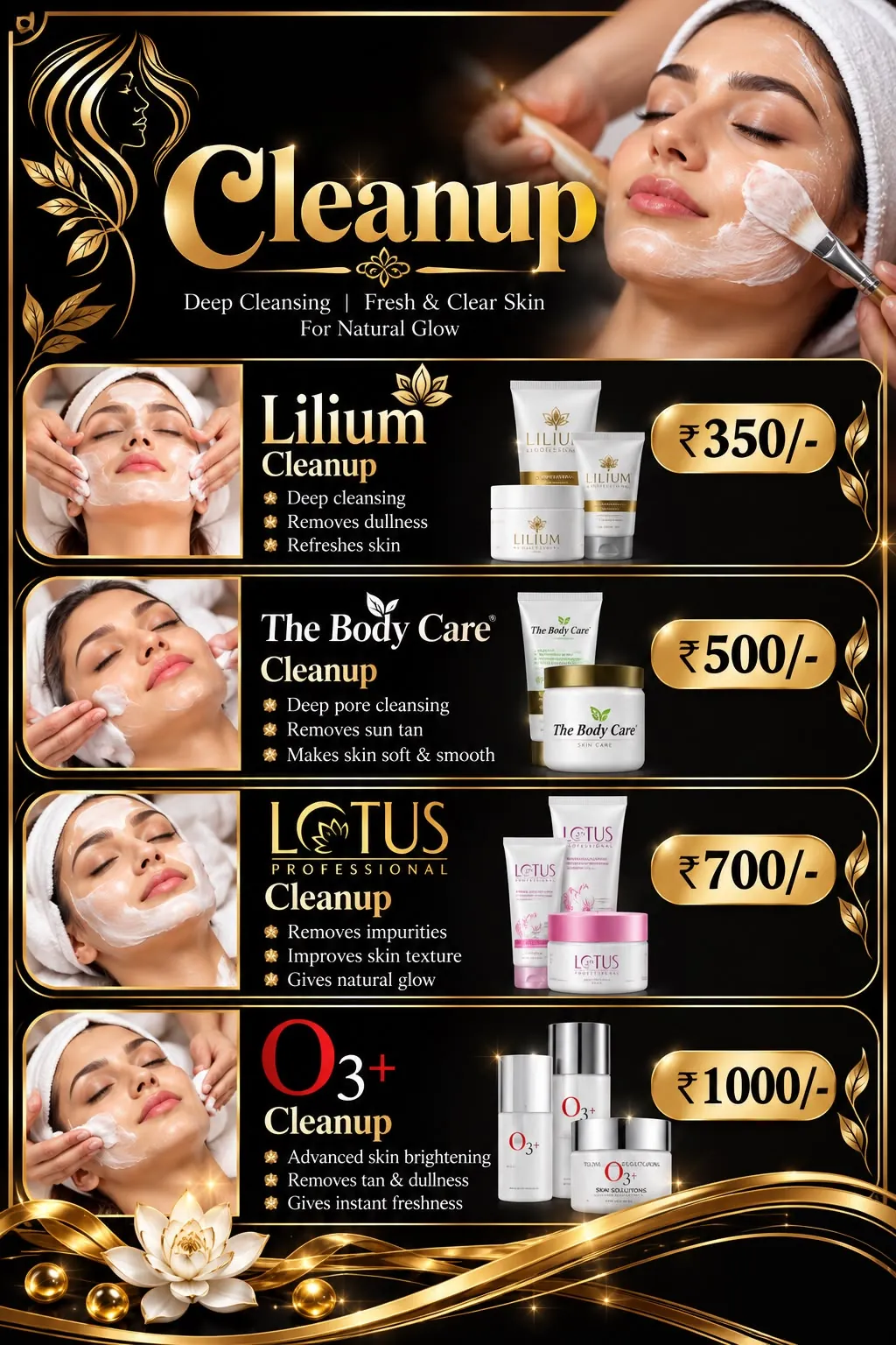 Cleanup - Alice Jais Beauty Salon and Academy